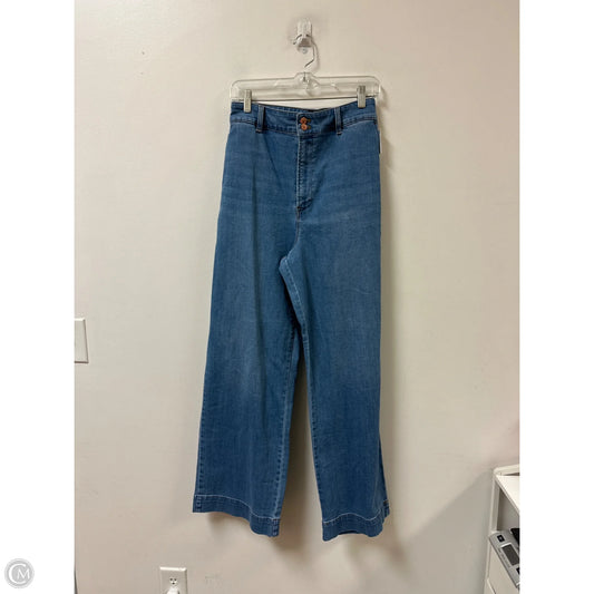 Jeans Wide Leg By Talbots In Blue Denim, Size: 18