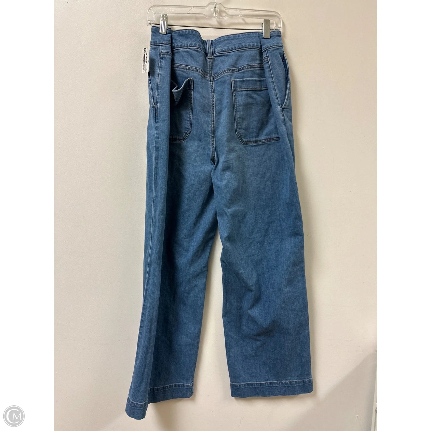 Jeans Wide Leg By Talbots In Blue Denim, Size: 18