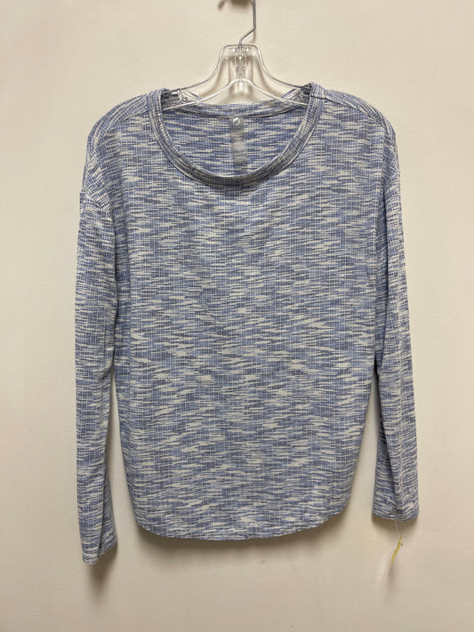 Top Long Sleeve By Lou And Grey In Blue & White, Size: Xs