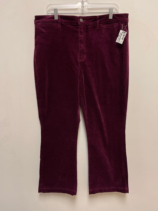 Pants Other By Loft In Purple, Size: 16