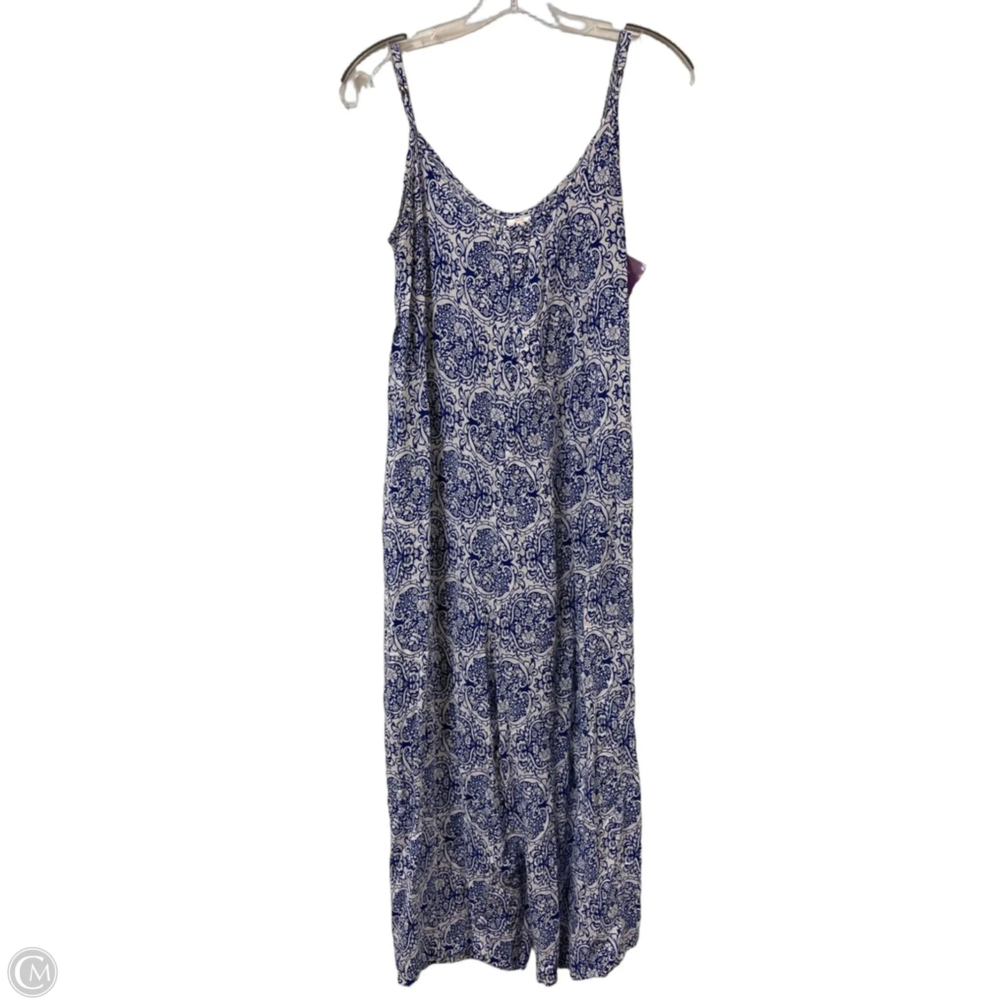 Jumpsuit By Clothes Mentor In Blue & White, Size: S