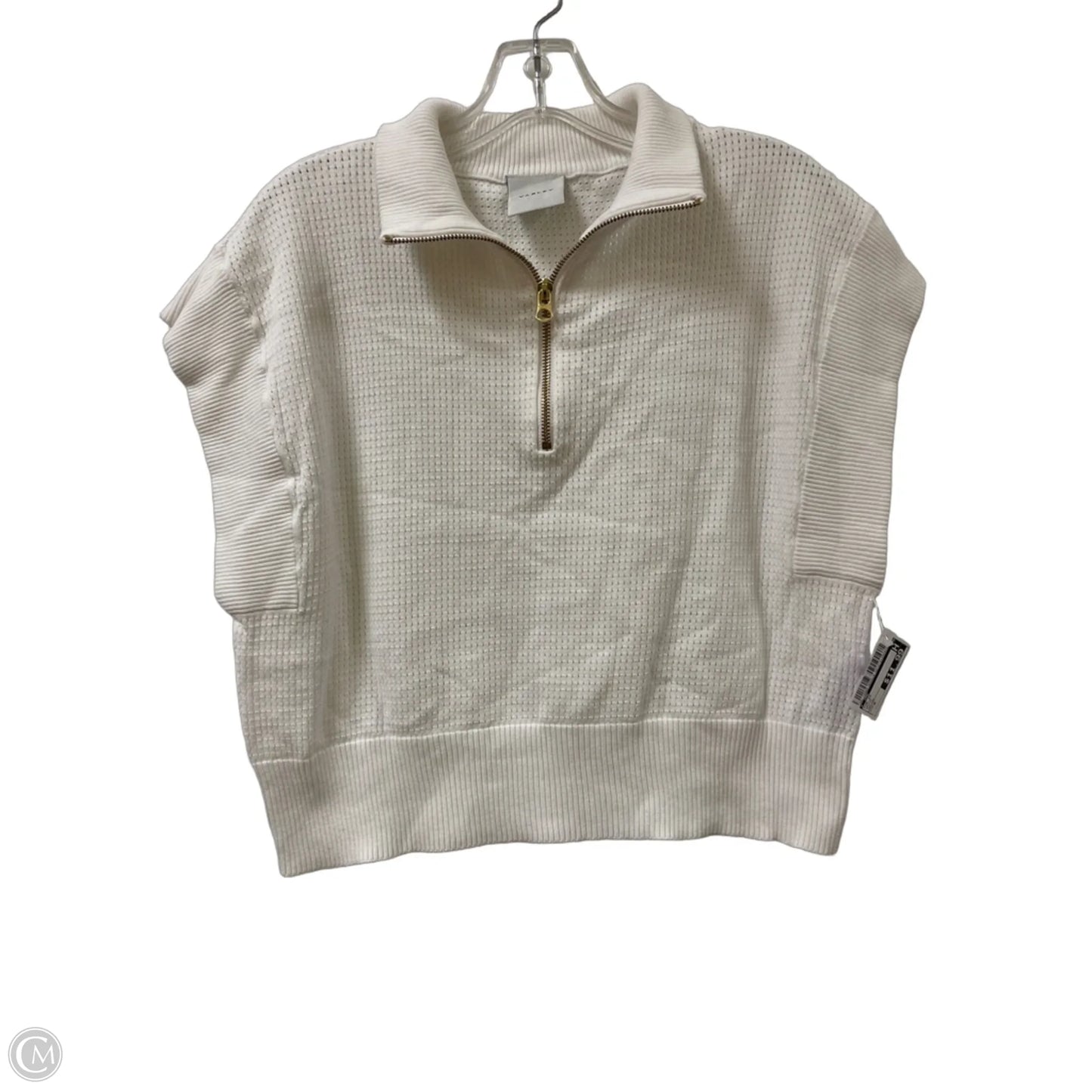Top Short Sleeve By Cmc In White, Size: M