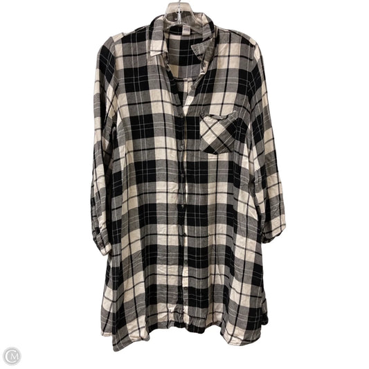 Dress Casual Short By Old Navy In Black & Cream, Size: M