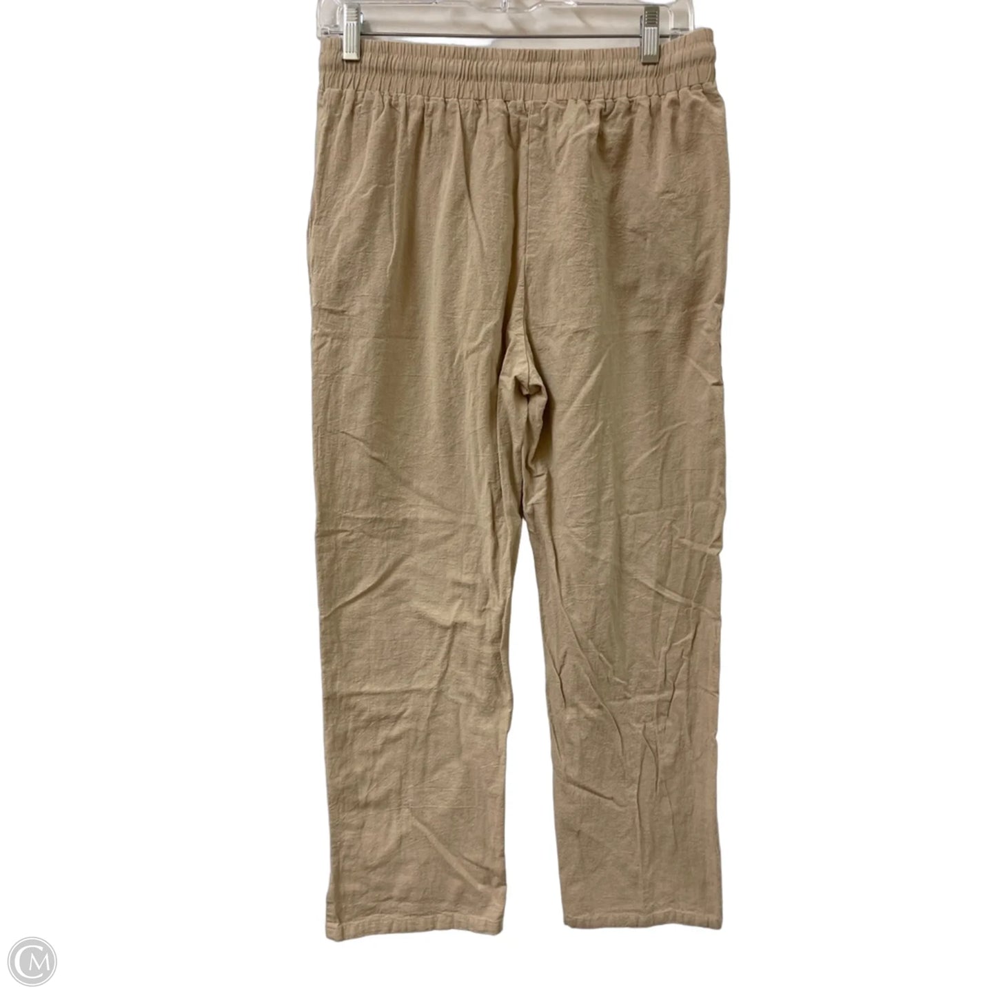 Pants Wide Leg By Clothes Mentor In Tan, Size: L
