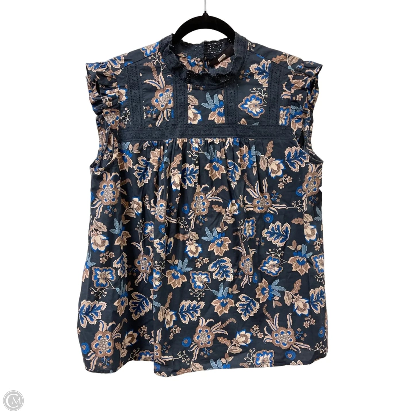 Top Sleeveless By Lane Bryant In Blue, Size: L
