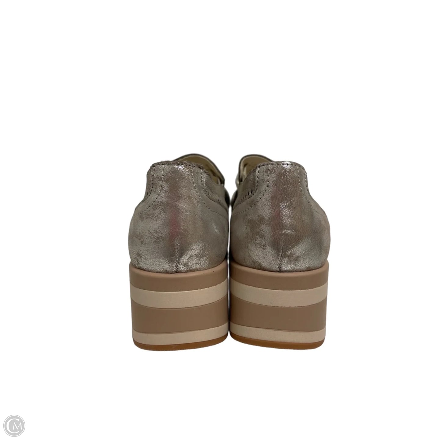 Shoes Heels Wedge By Dolce Vita In Silver & Tan, Size: 9