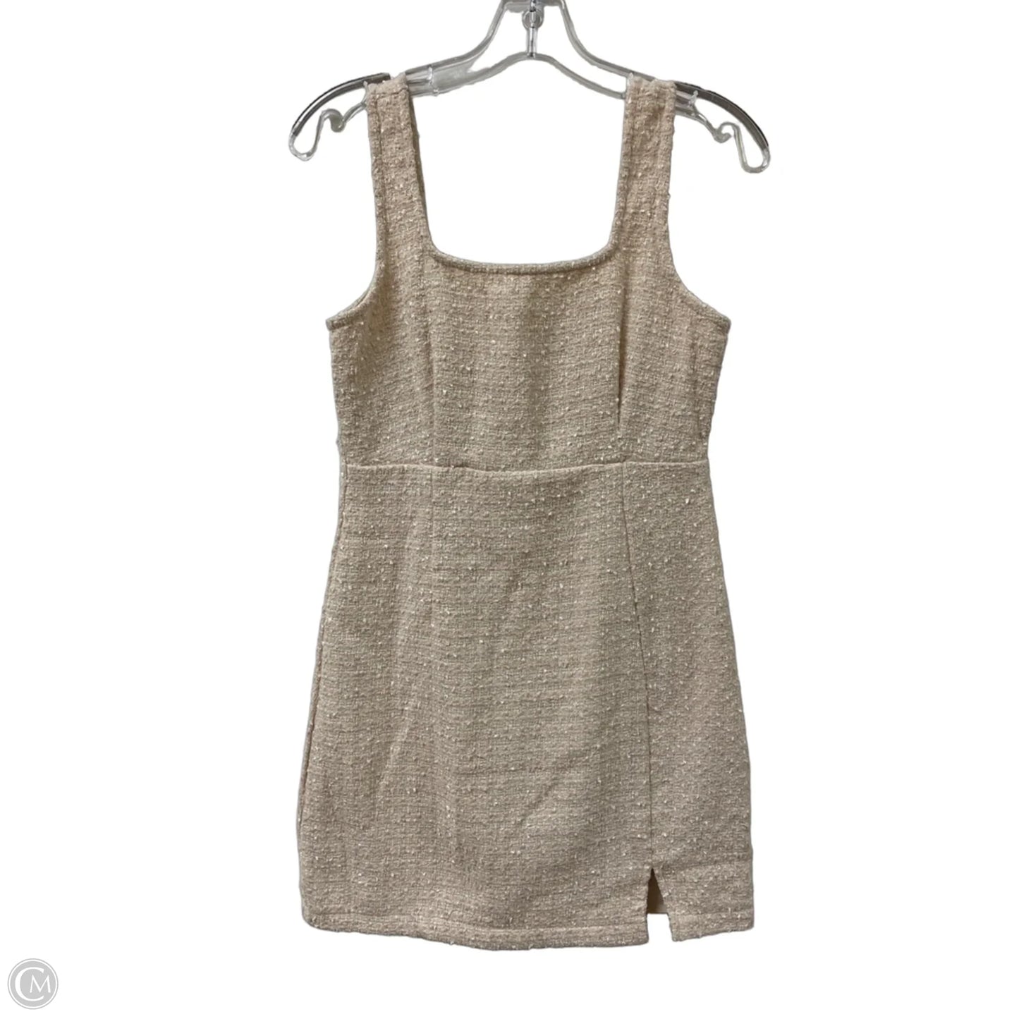 Dress Casual Short By Clothes Mentor In Beige, Size: M