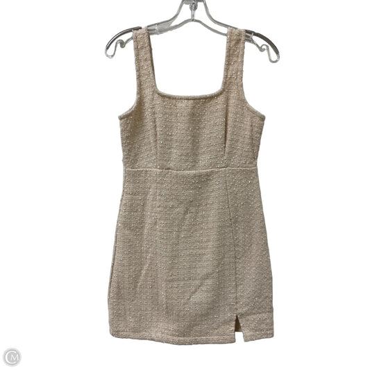 Dress Casual Short By Clothes Mentor In Beige, Size: M