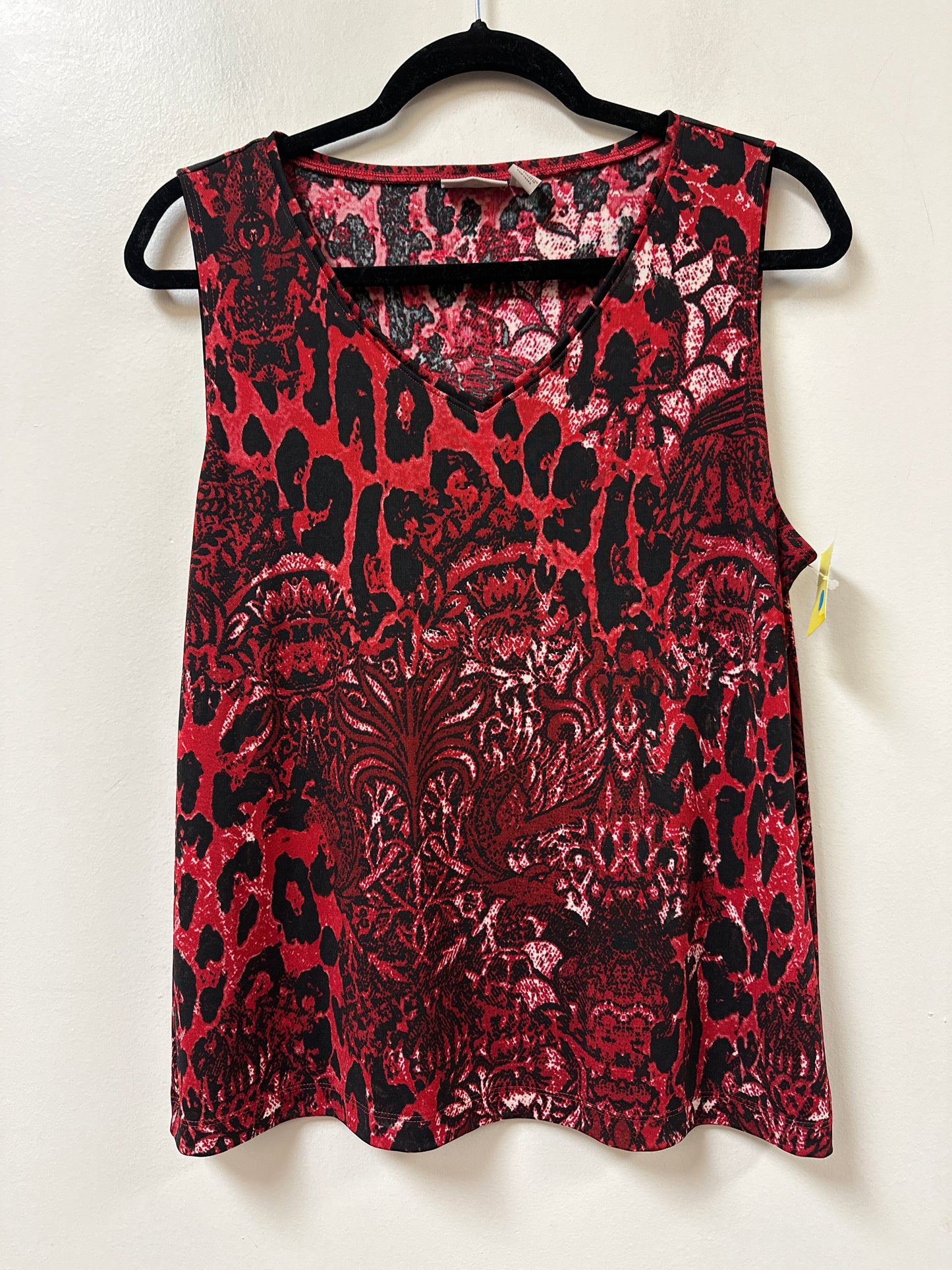 Tank Top By Chicos In Red, Size:Xl