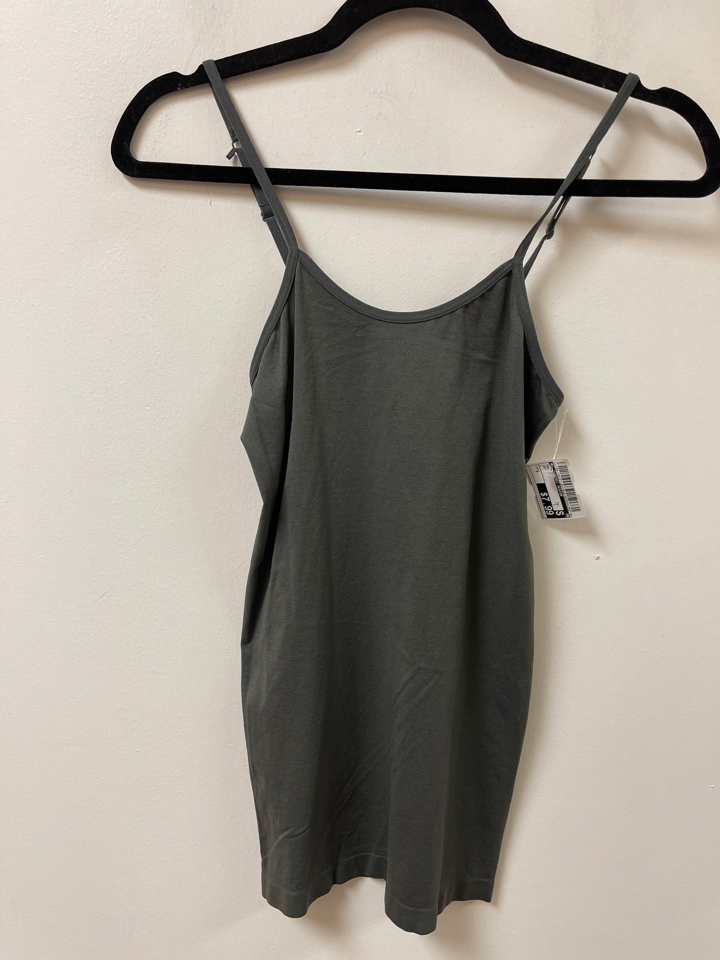 Tank Top By Clothes Mentor In Grey, Size:S