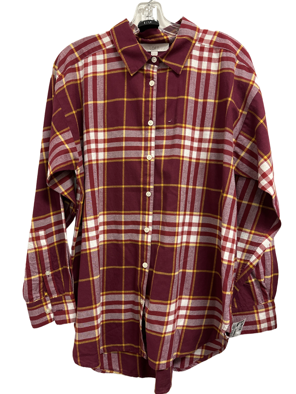 Blouse Long Sleeve By Loft  Size: M