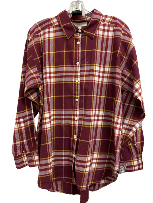 Blouse Long Sleeve By Loft  Size: M