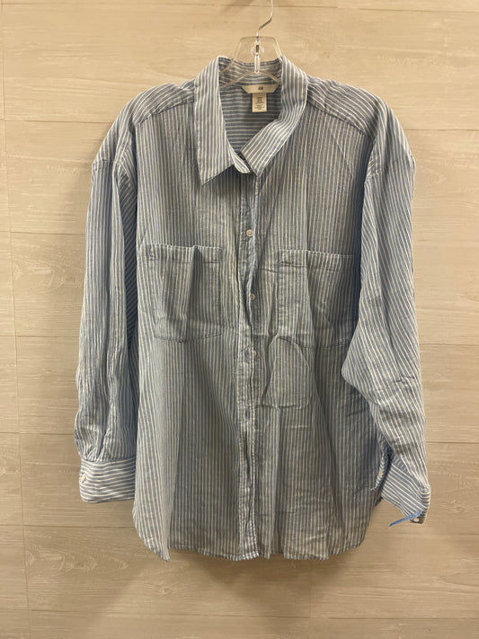 Blouse Long Sleeve By H&m  Size: Xl