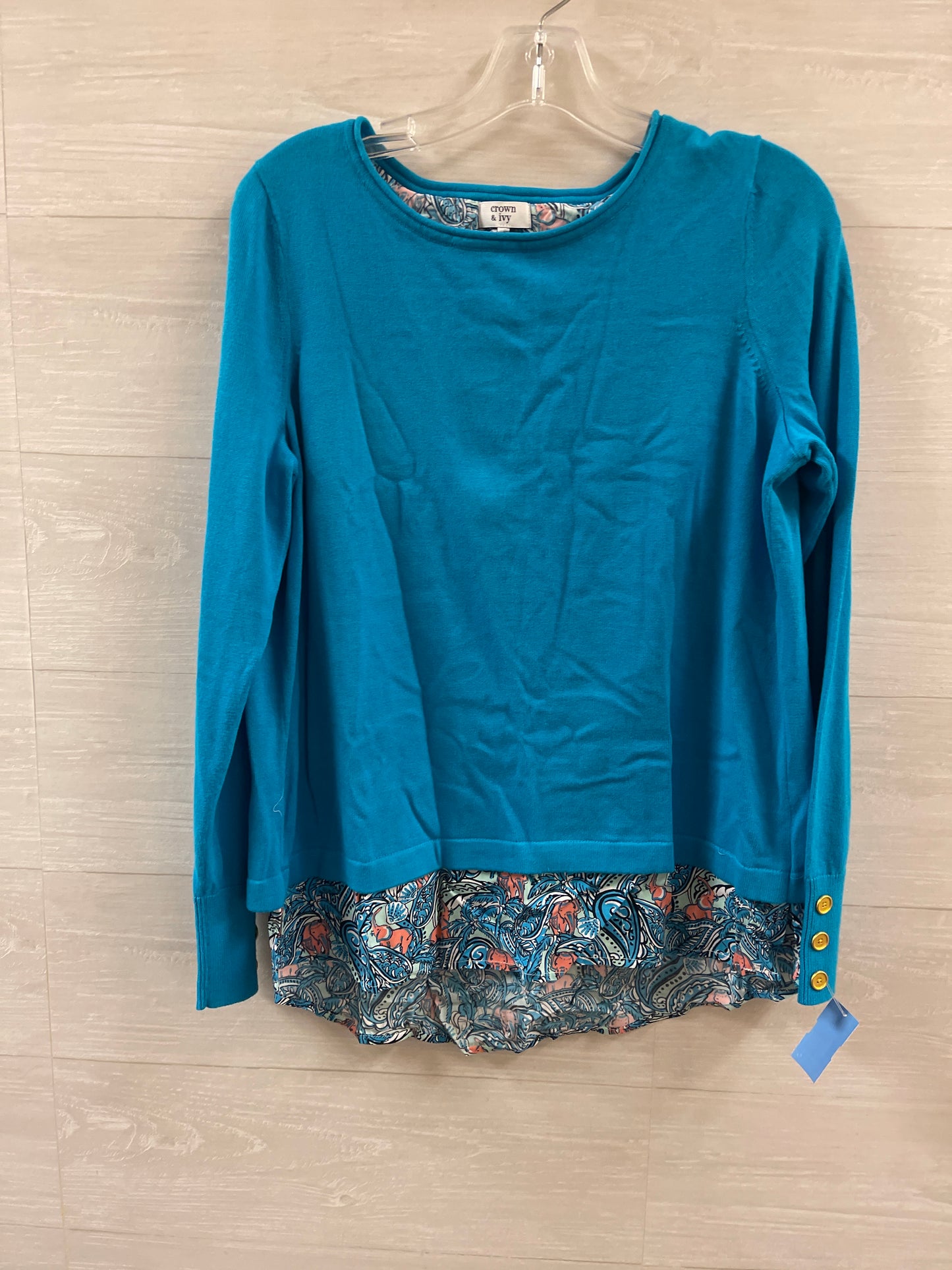 Top Long Sleeve By Crown And Ivy  Size: S