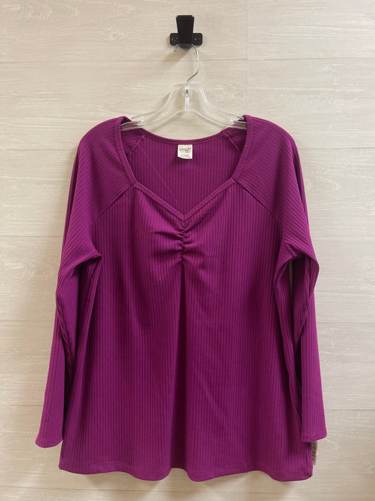 Top Long Sleeve By Terra & Sky  Size: Xl